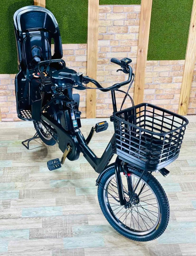 激人気 ブラック 王様 ギュットアニーズ子供乗せ電動アシスト自転車 H2582