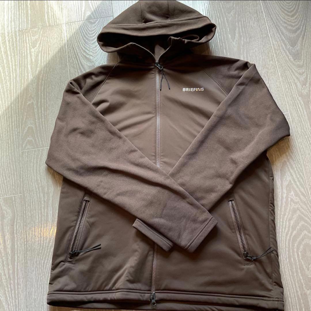 ブリーフィング　パーカー　(ブラウン、メンズL)