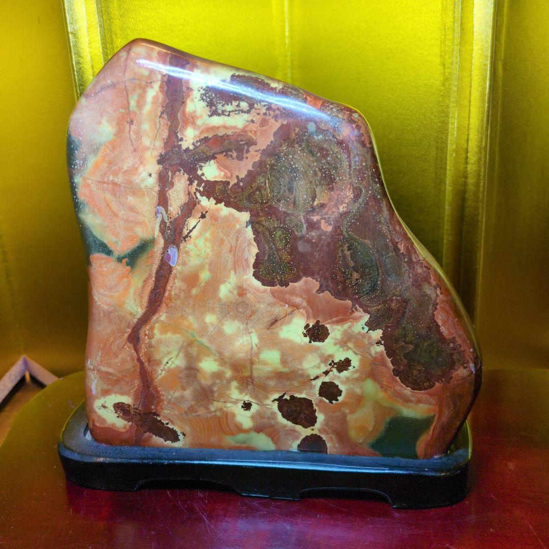 メノウ？オニキス？ 約3.6kg 専用台座付 天然石 自然石 パワーストーン