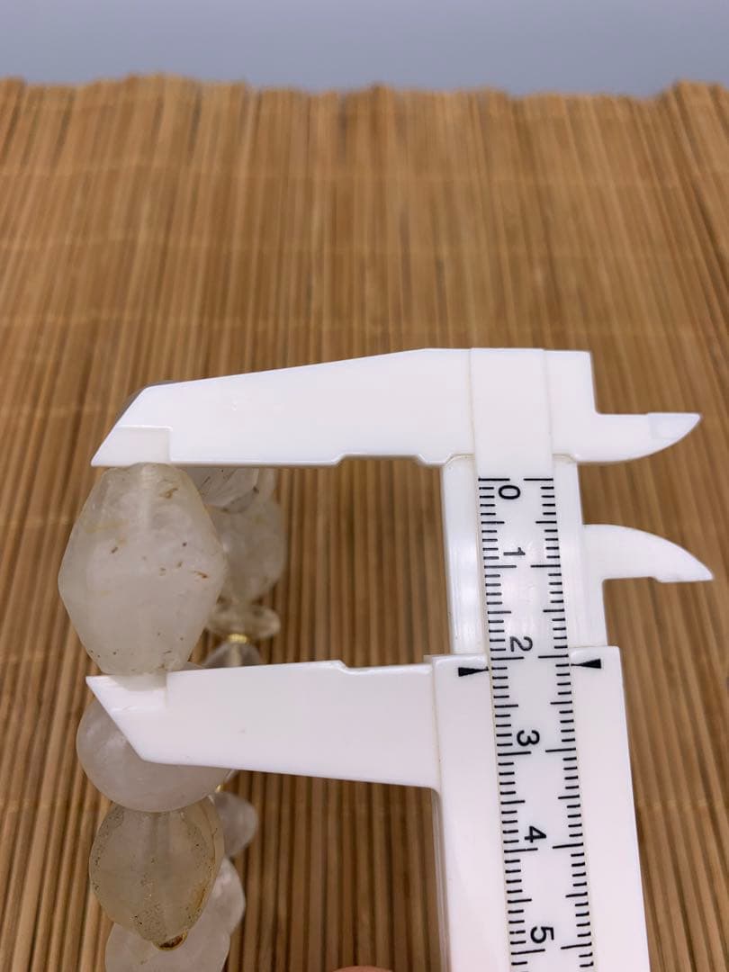 アンティークビーズ/水晶ブレスレット