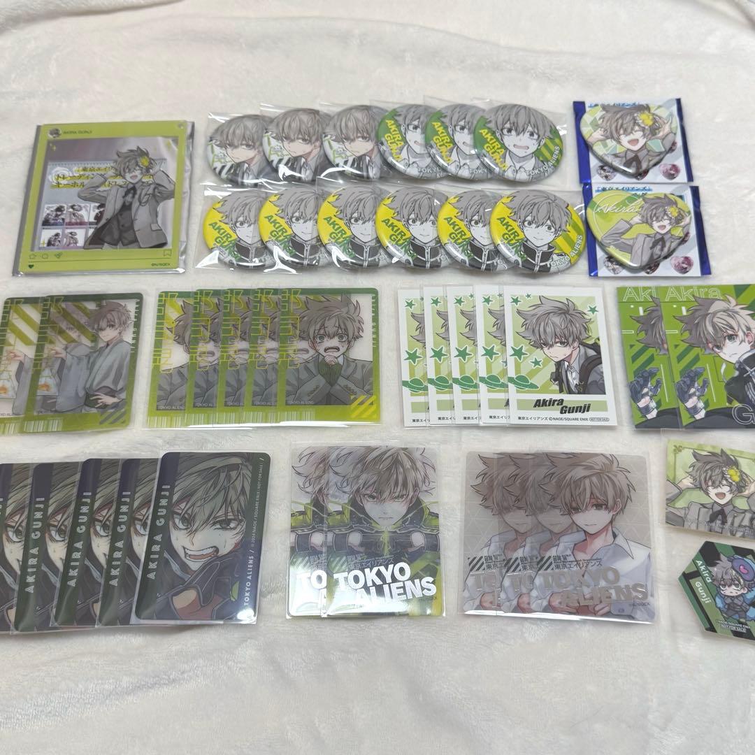 東京エイリアンズ 郡司晃 缶バッジ クリアカード まとめ売り