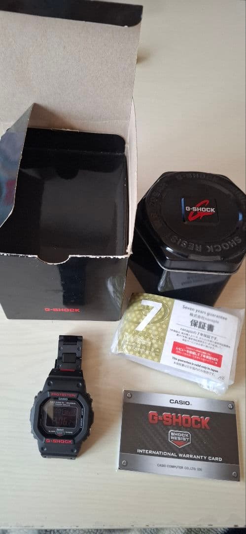 CASIO G-SHOCK GW-B5600HR-1JF電波ソーラー美品