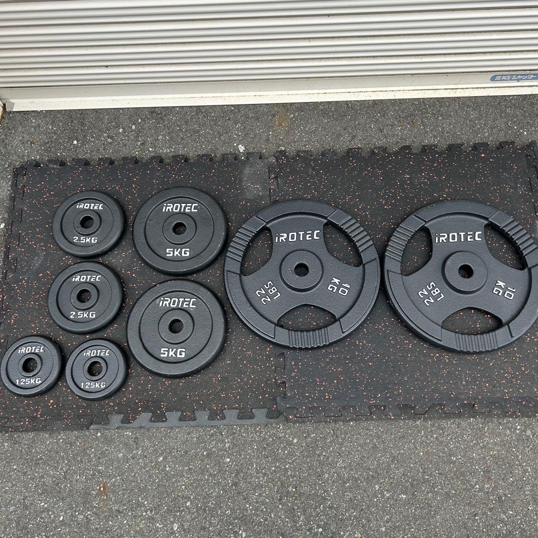 ファイティングロード プレスベンチ アイロテック バーベル47.5kgセット