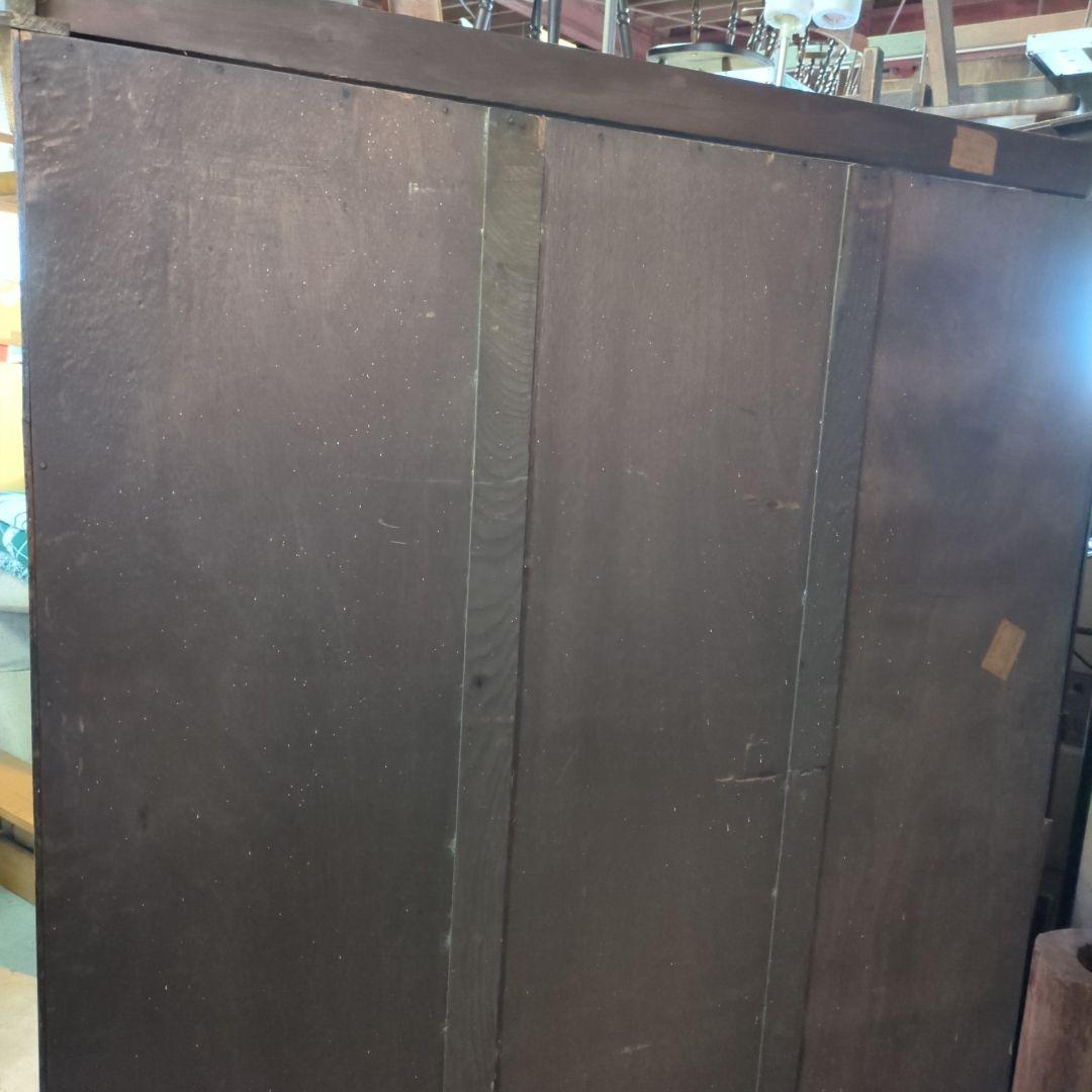 英国アンティーク◆オーバル姿見付きワードローブ イギリス ビンテージ家具