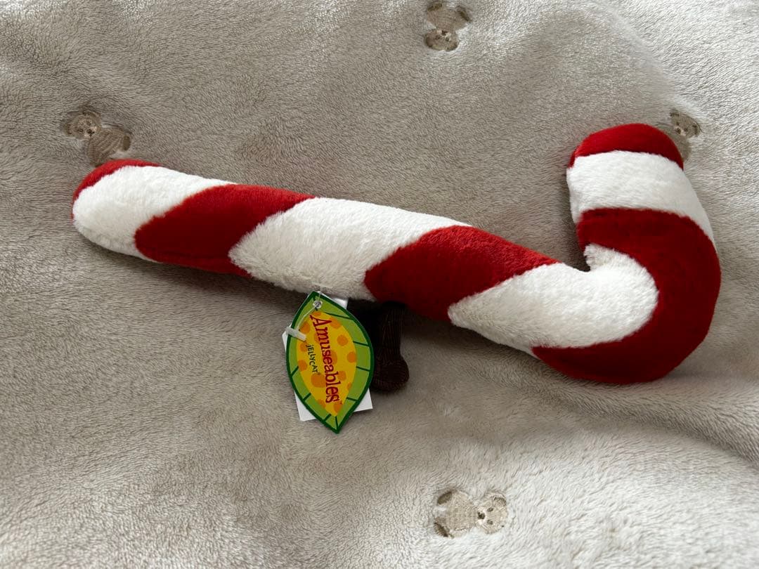 ジェリーキャット　クリスマス　キャンディケーン　ぬいぐるみ