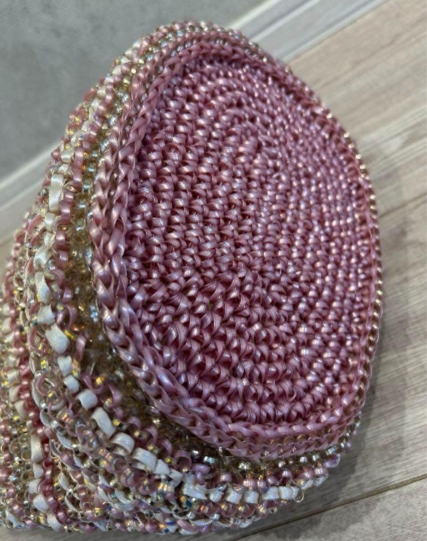 ANTEPRIM アンテプリマ　ワイヤーバッグ　ピンク　バケツ型