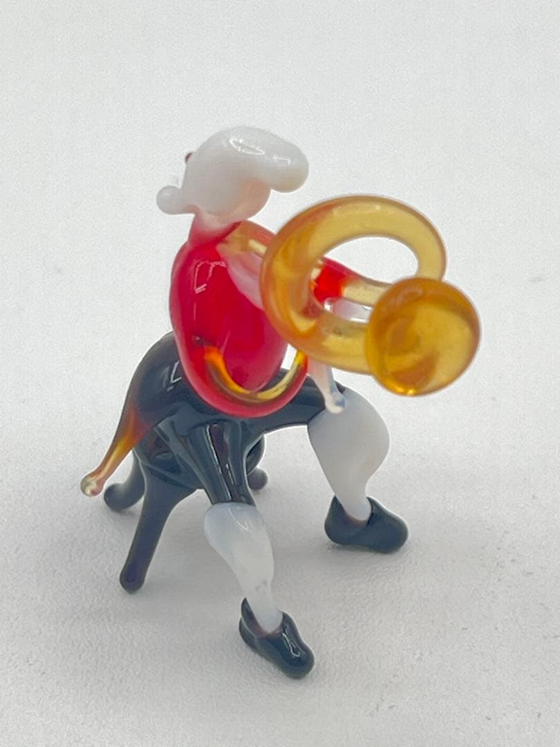 【オーケストラ　ディスプレイ　置物】ピアノコンチェルト　ガラス細工　台湾製　楽器