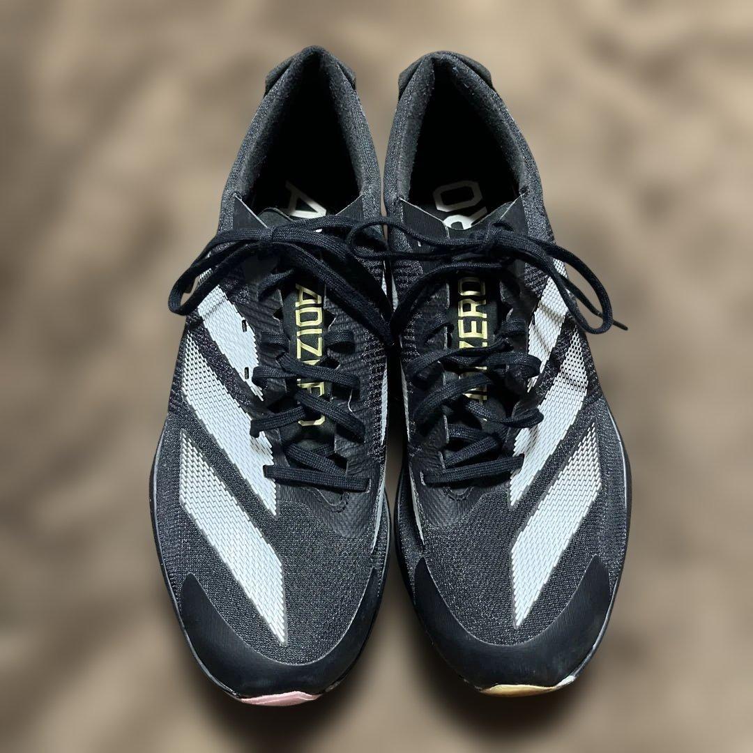 陸上競技スパイク アディゼロフィネス 26.0cm 完売品　黒