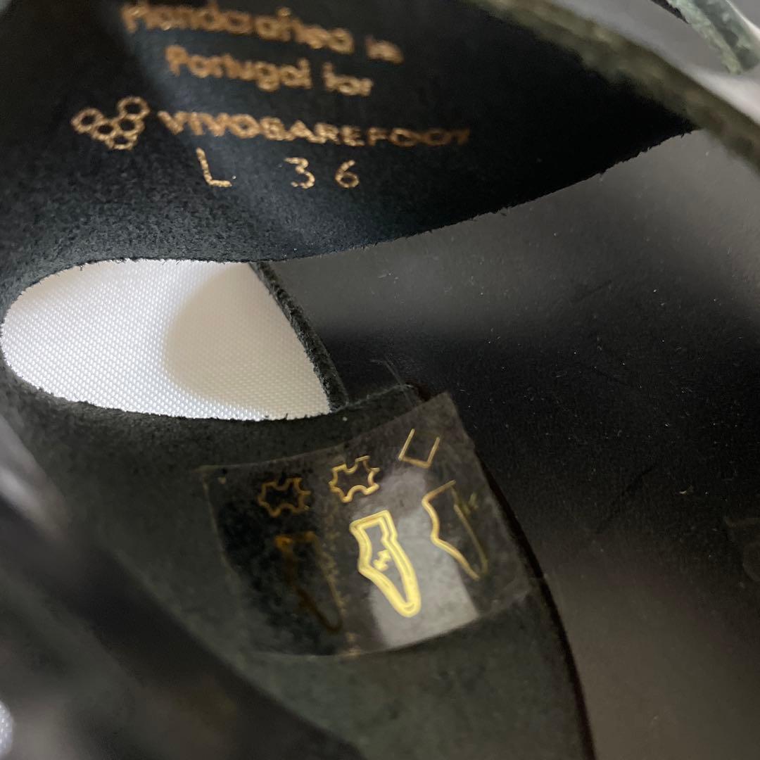 美品 vivobarefoot ビボベアフット オパンカサンダル レディース