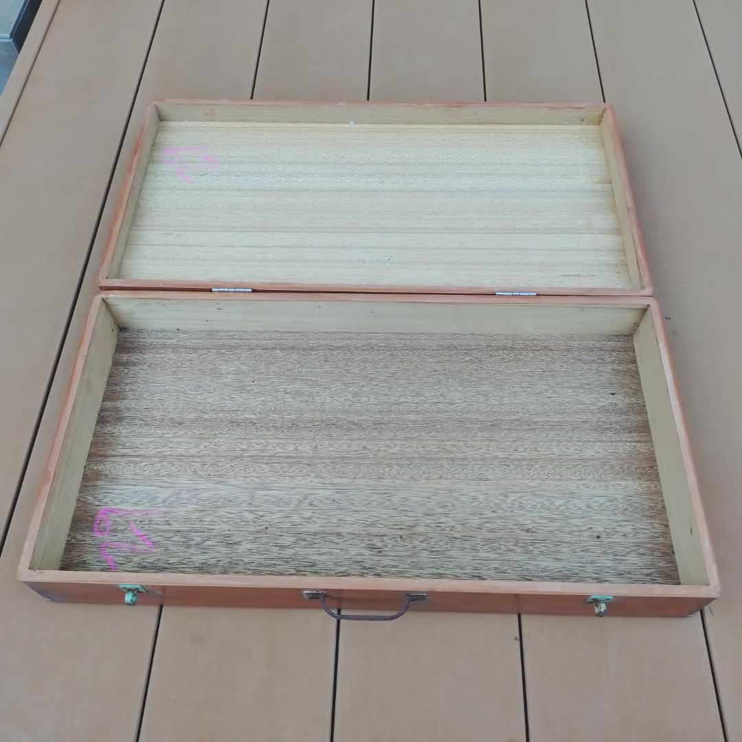 （昭和レトロ）サッポロビール　リボンシトロエン　木製ケース　仕切り板付き