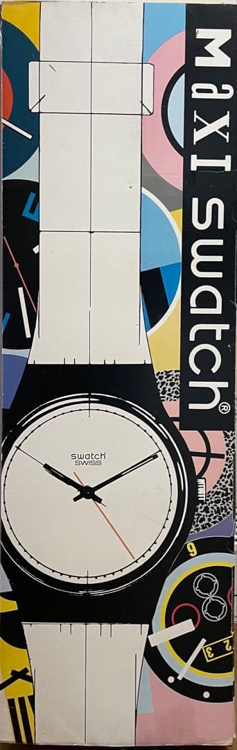 Maxi Swatch 腕時計型 掛け時計 マキシスウォッチ 特大