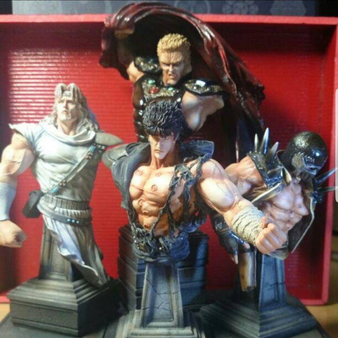 北斗の拳 胸像コレクション 北斗四兄弟 【セカンドバージョン】海洋堂