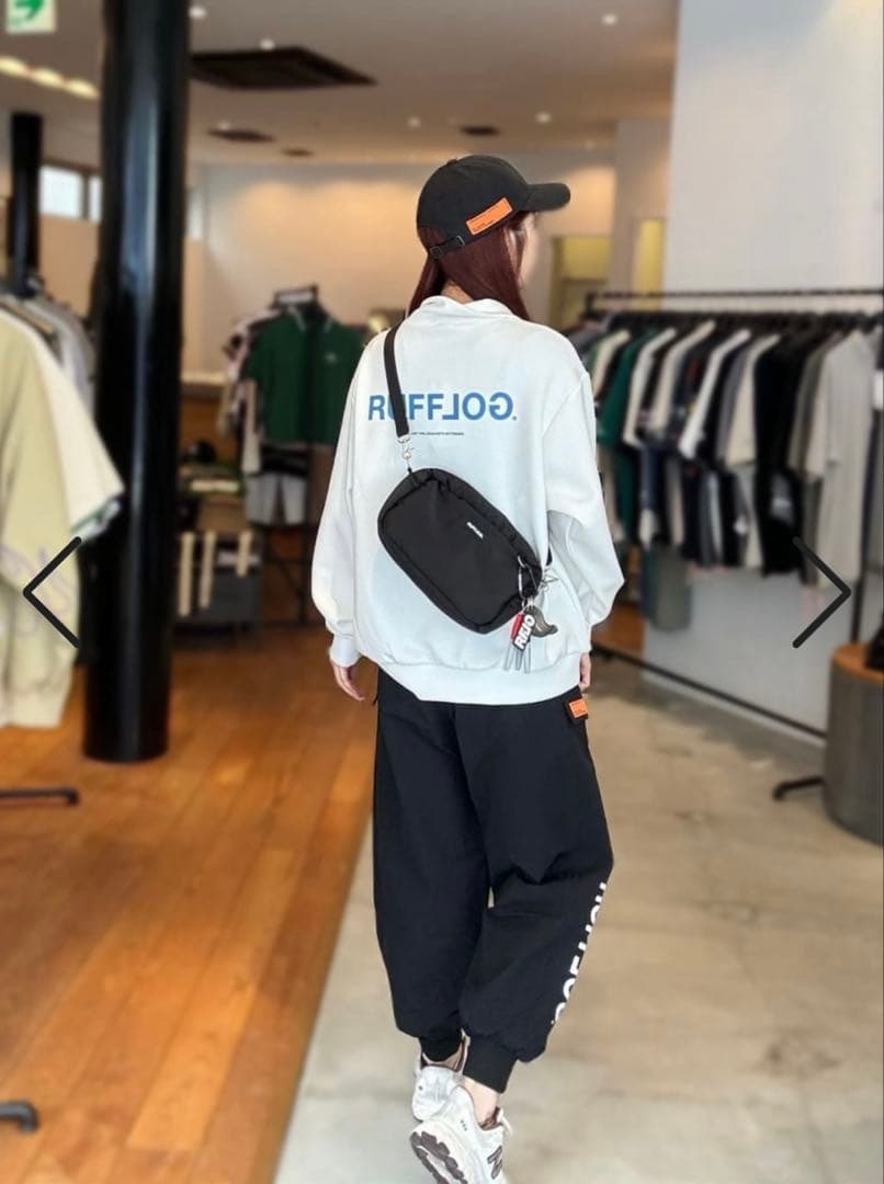 ラフログ　レディース　ハーフジップ　プルオーバー　S