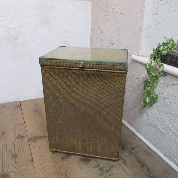 イギリス アンティーク 家具 SIRROM ランドリーボックス 英国 6698c