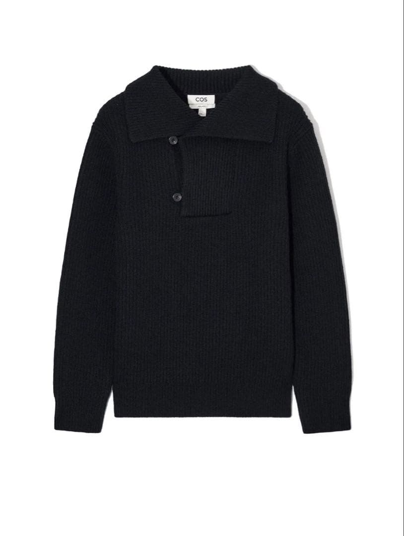 SAILOR-COLLAR WOOL JUMPER セーラーカラーウールセーター