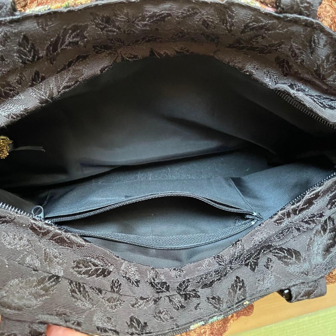 【希少、未使用品】Cimaki ちまき　両面ゴブラン生地使用　　ハンドバック