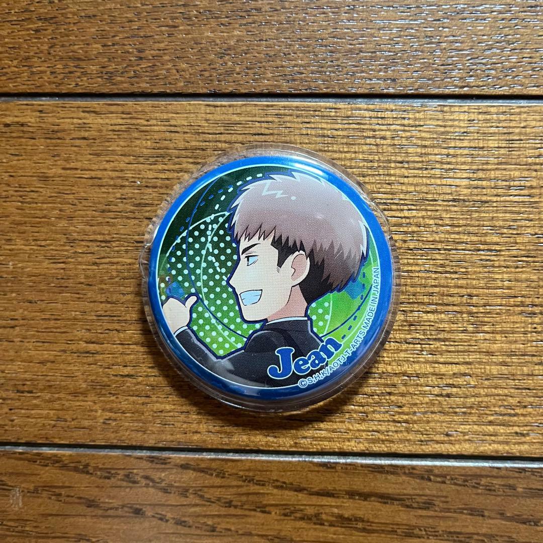 進撃の巨人　巨人中学校　巨中　缶バッジ　缶バッチ　ジャン　希少　レア