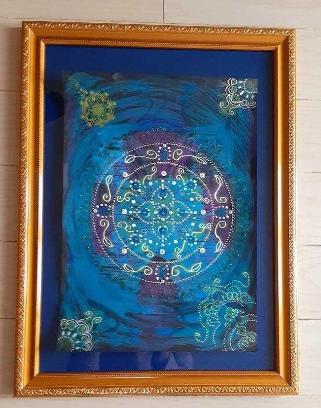 五十嵐由家　曼荼羅画417「眠れる」