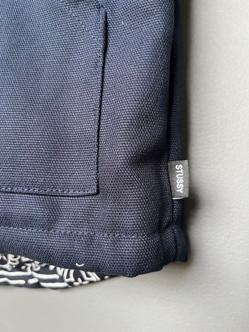 Stussy パッチワークベスト リバーシブル