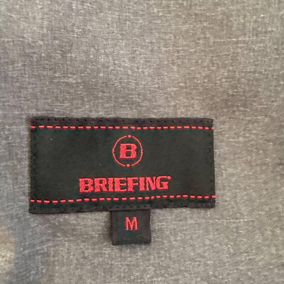 【値下げ】BRIEFING グレー ベスト フルジップ サイズM