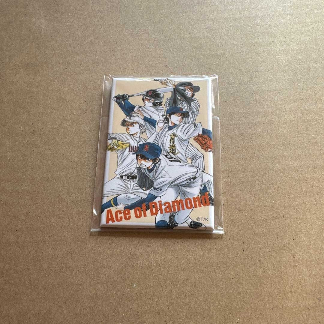 ダイヤのA　ファンクラブ　スクエア缶バッジ　原作缶バッジ　沢村　御幸　成宮