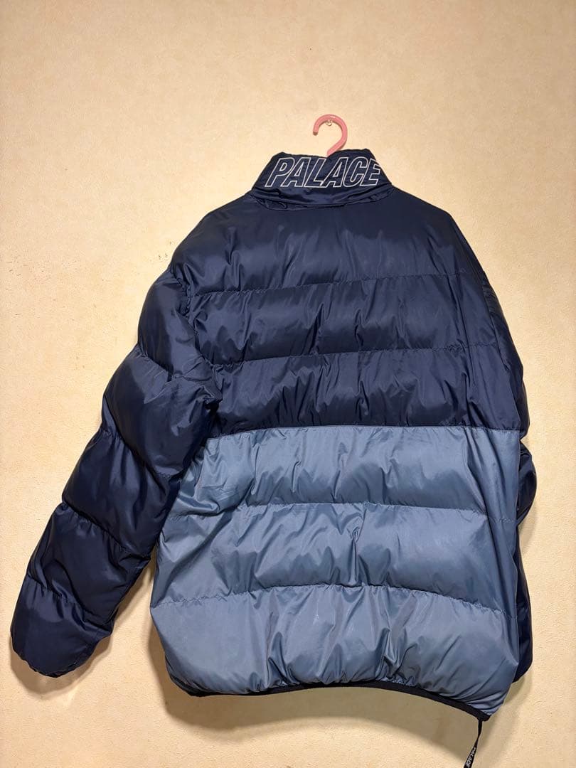 PALACE ダウンジャケット ネイビー アノラック パファージャケット