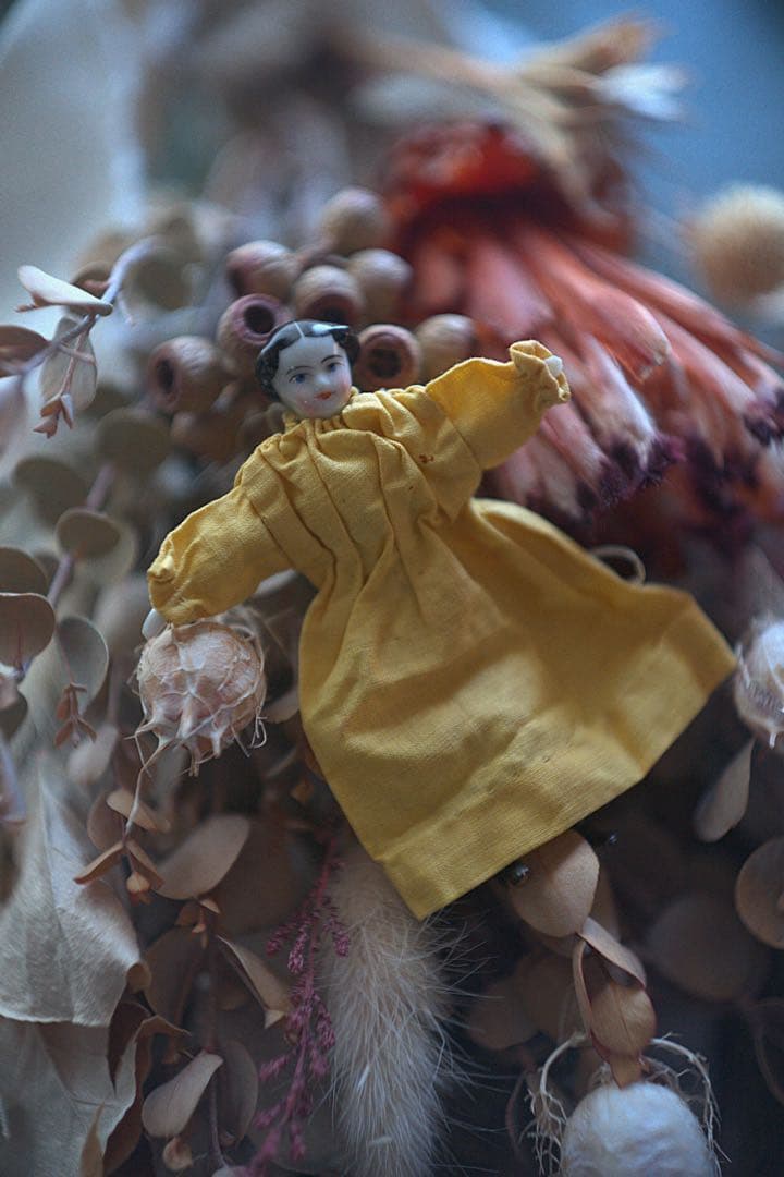 リ*カ様 アンティーク チャイナヘッドドール ミニョネット ミニチュア ブライス