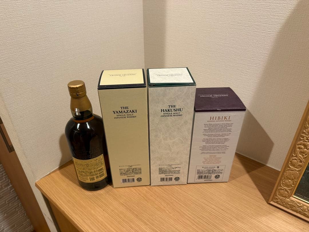 山崎12年・山崎・白州・響ウイスキー4本セット