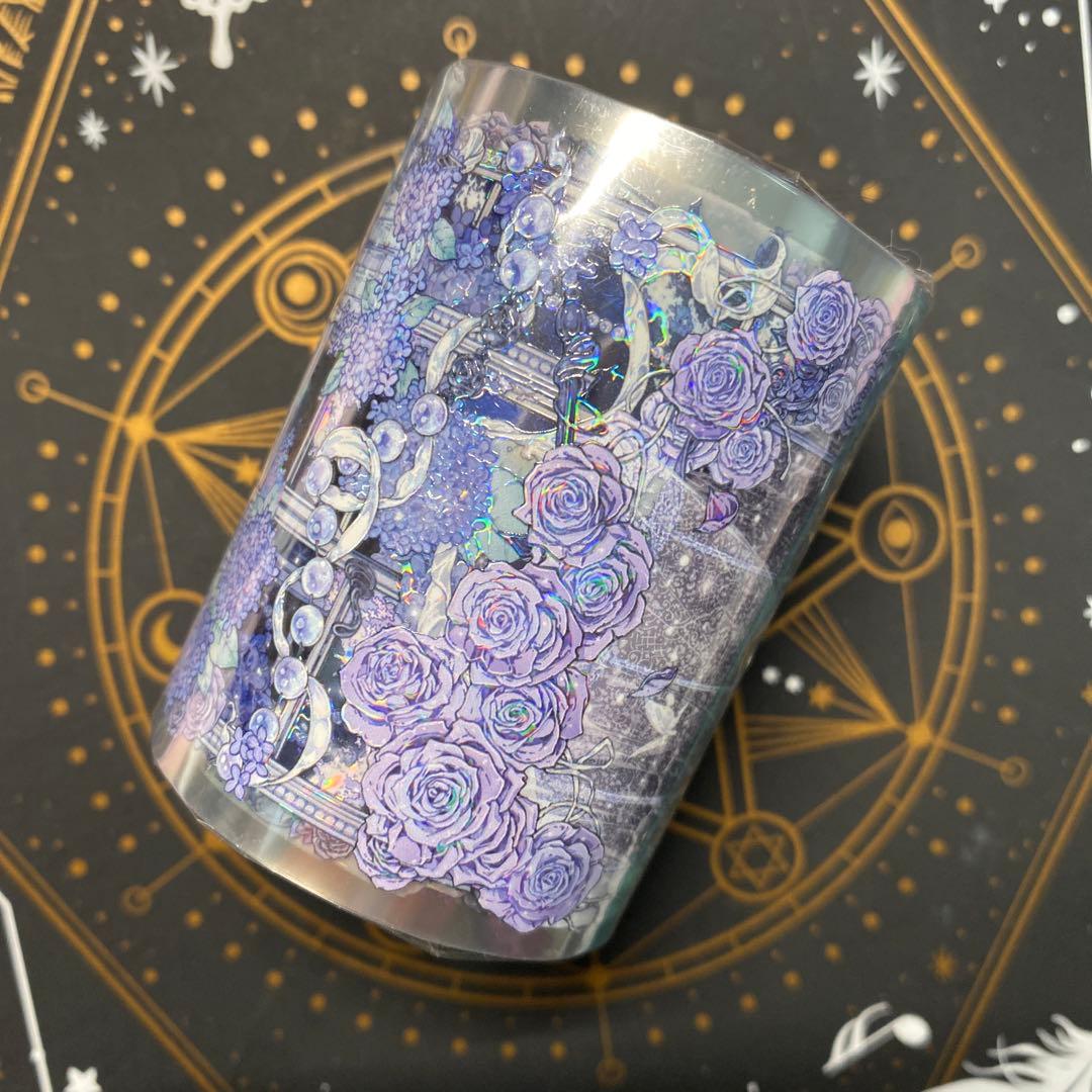 【C1】海外　10m巻　貝殻光マスキングテープ　人物系/背景系/装飾系