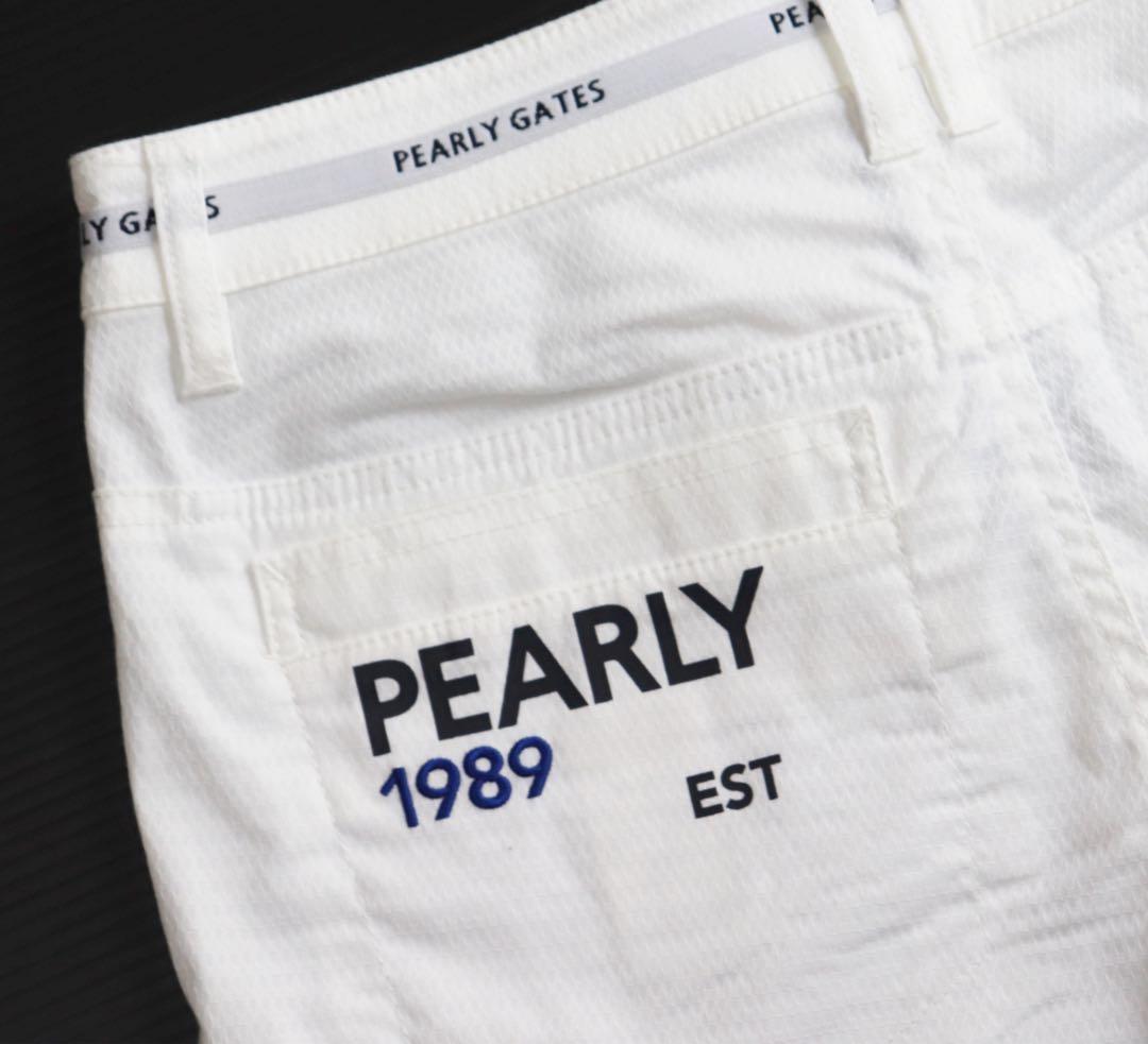 《パーリーゲイツ》未使用 ティー付き ストレッチショートパンツ 1(W74)