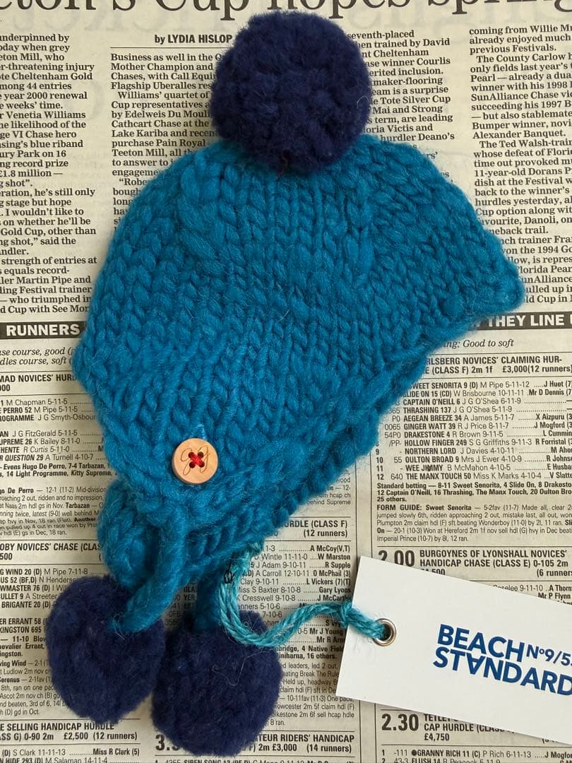 おまとめ2点　　アトリエGG FLIGHTKNITCAP 2½