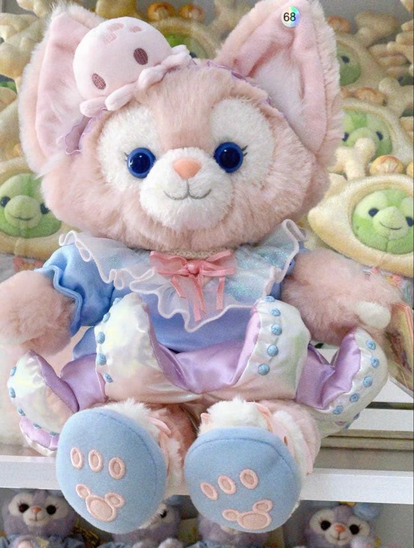 【値下げ❗️即日発送】上海ディズニー　サマー　タコ　リーナベルぬいぐるみSSサイズ