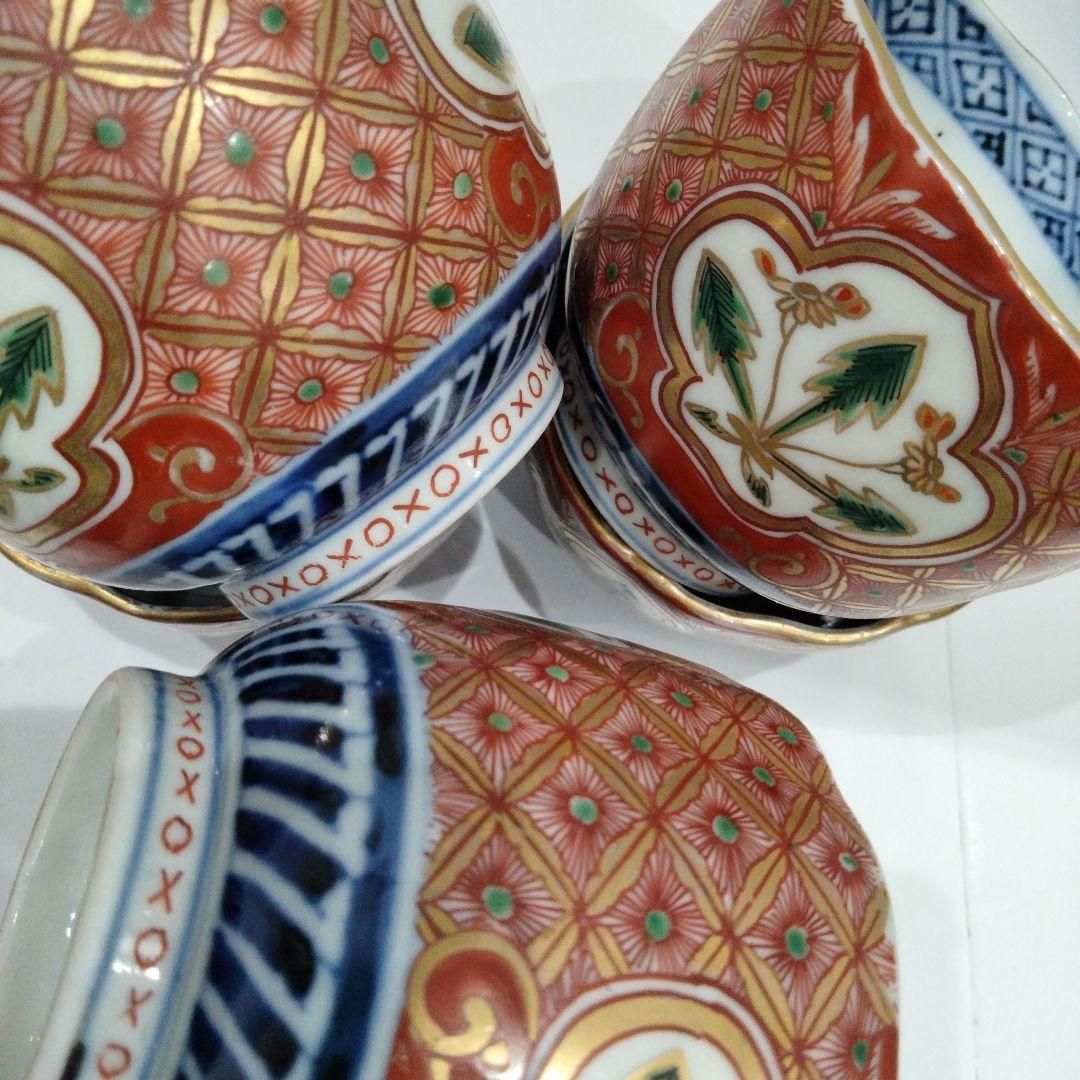 古伊万里 大明成化年製在銘 蕎麦猪口 湯飲茶碗 18客　K