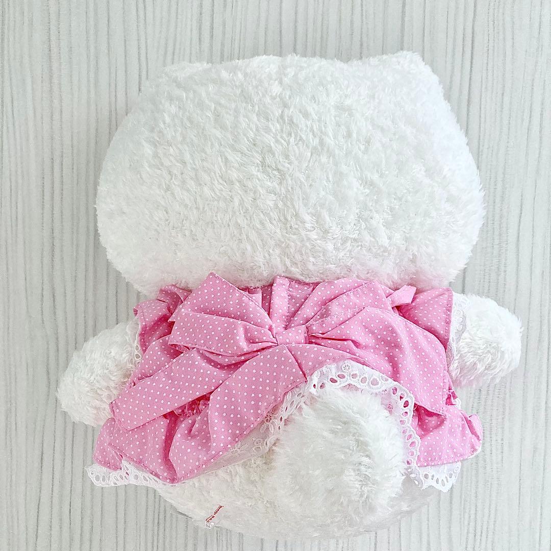 ❤️美品 レトロ ハローキティ エプロン ぬいぐるみ (L) 激レア 希少