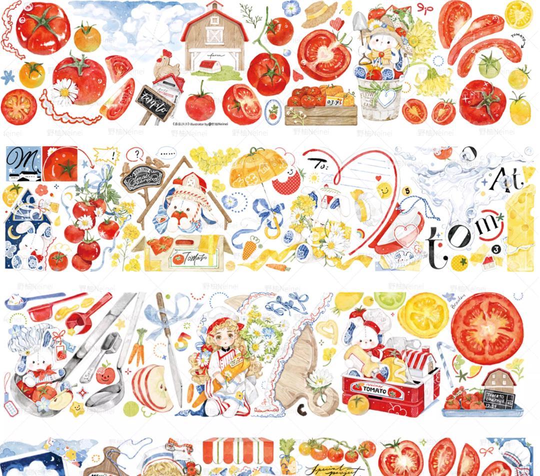 【Neinei 4巻セット】人気 フルーツ&ベジタブルシリーズ