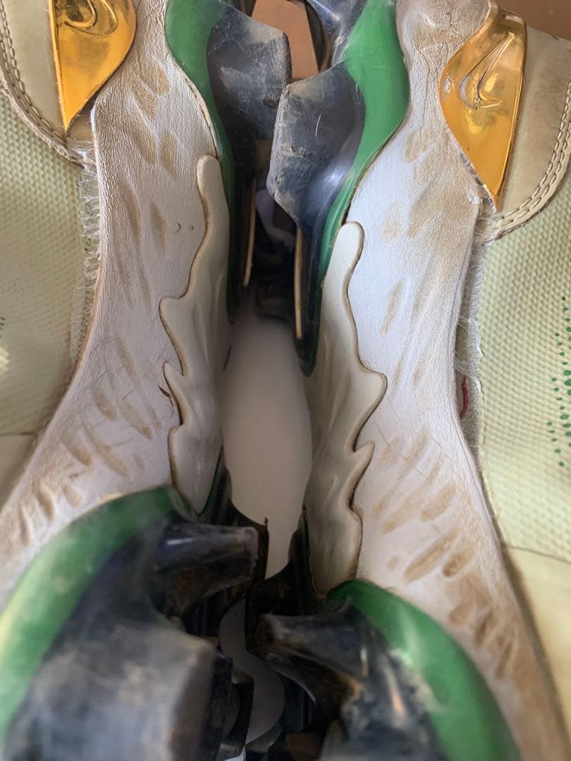 【最終値下】ナイキ NIKE オーダースパイク グリーン系 27cm