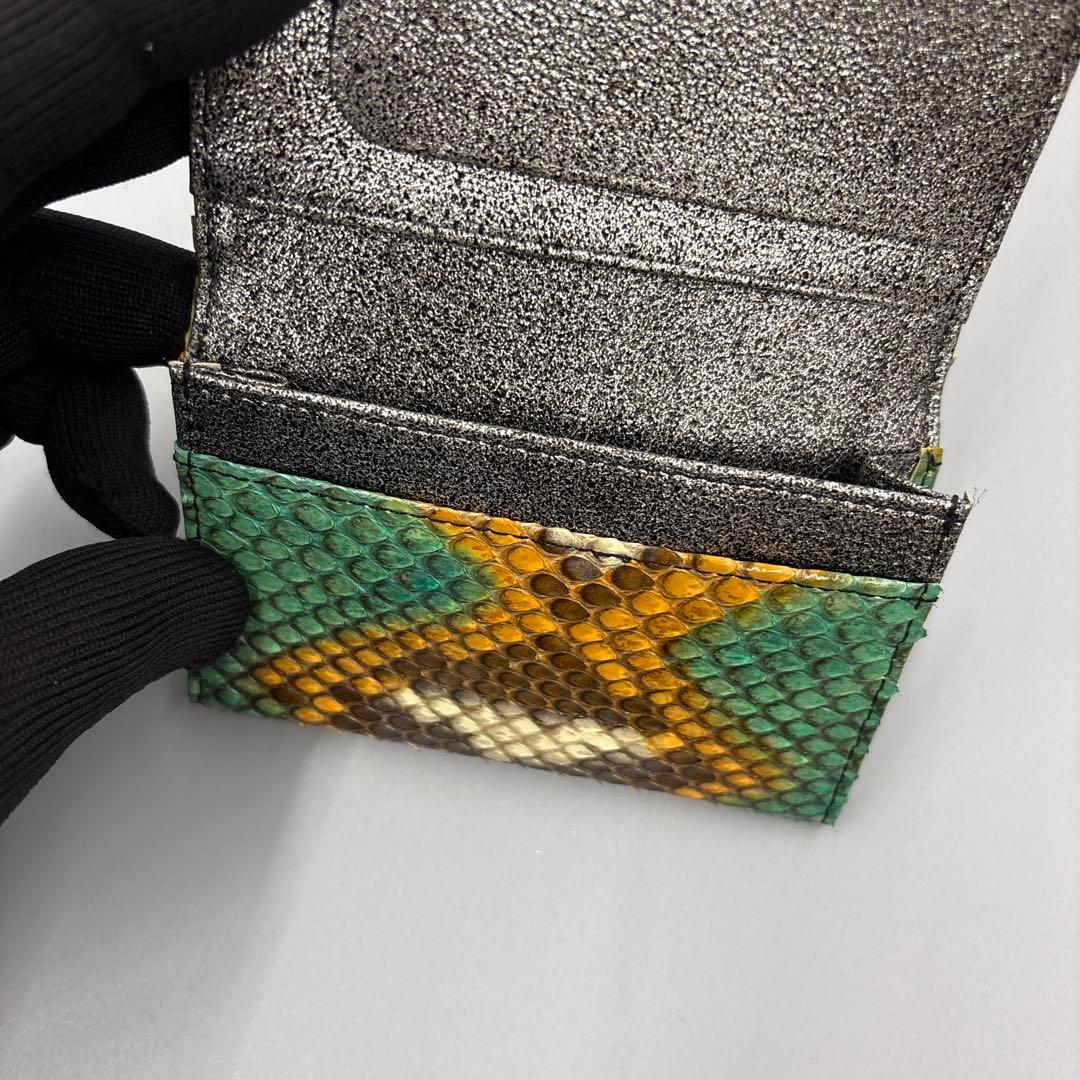 パイソン名刺入れとパイソン財布セット