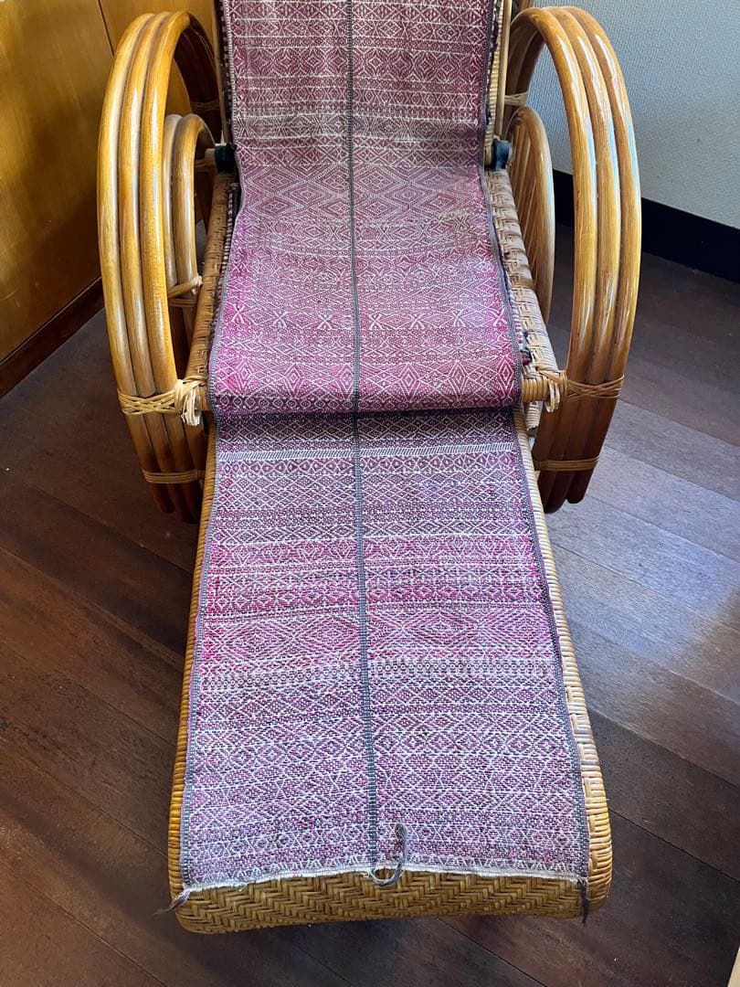 ミャンマー(旧ビルマ) チン族　片面縫い取り織り　肩掛け布　②