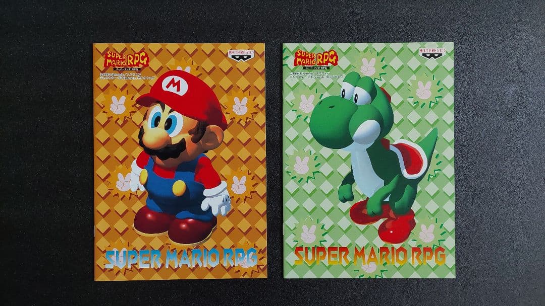 スーパーマリオRPG ノート 6種類 非売品 バンプレスト