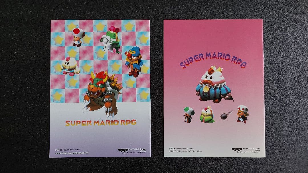 スーパーマリオRPG ノート 6種類 非売品 バンプレスト