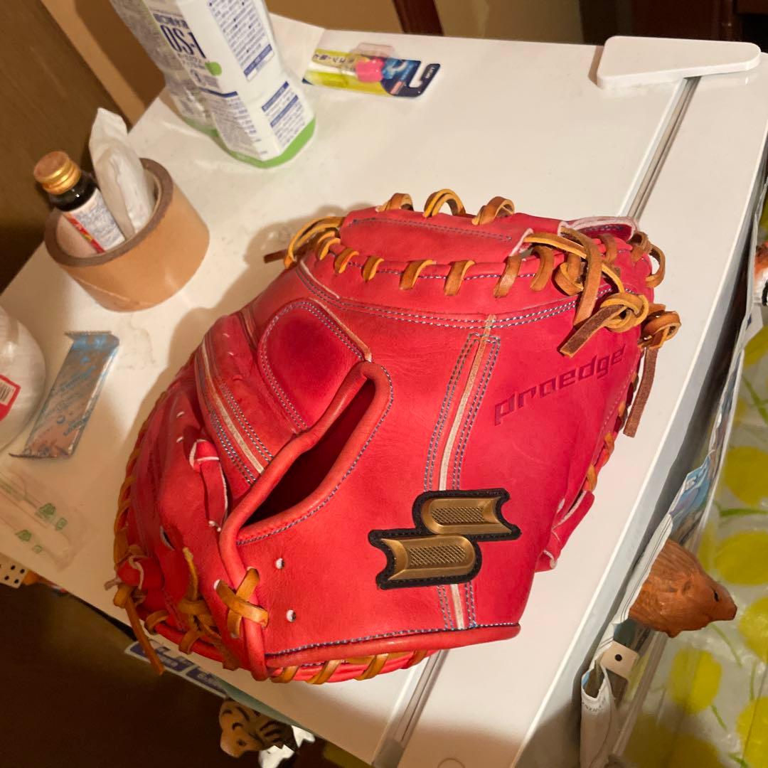 SSK proedge キャッチャーミット レッド・コルク