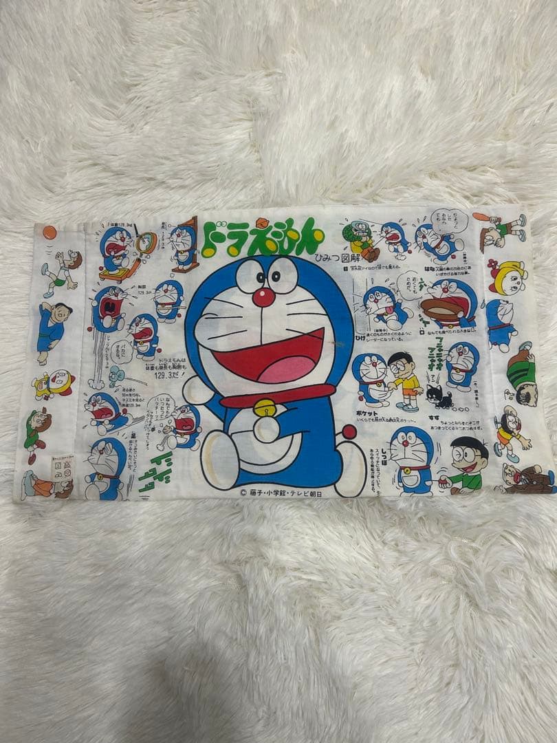 超レア品☆約50年前？ドラえもん 枕カバー 難あり昭和レトロ 藤子不二雄 希少品