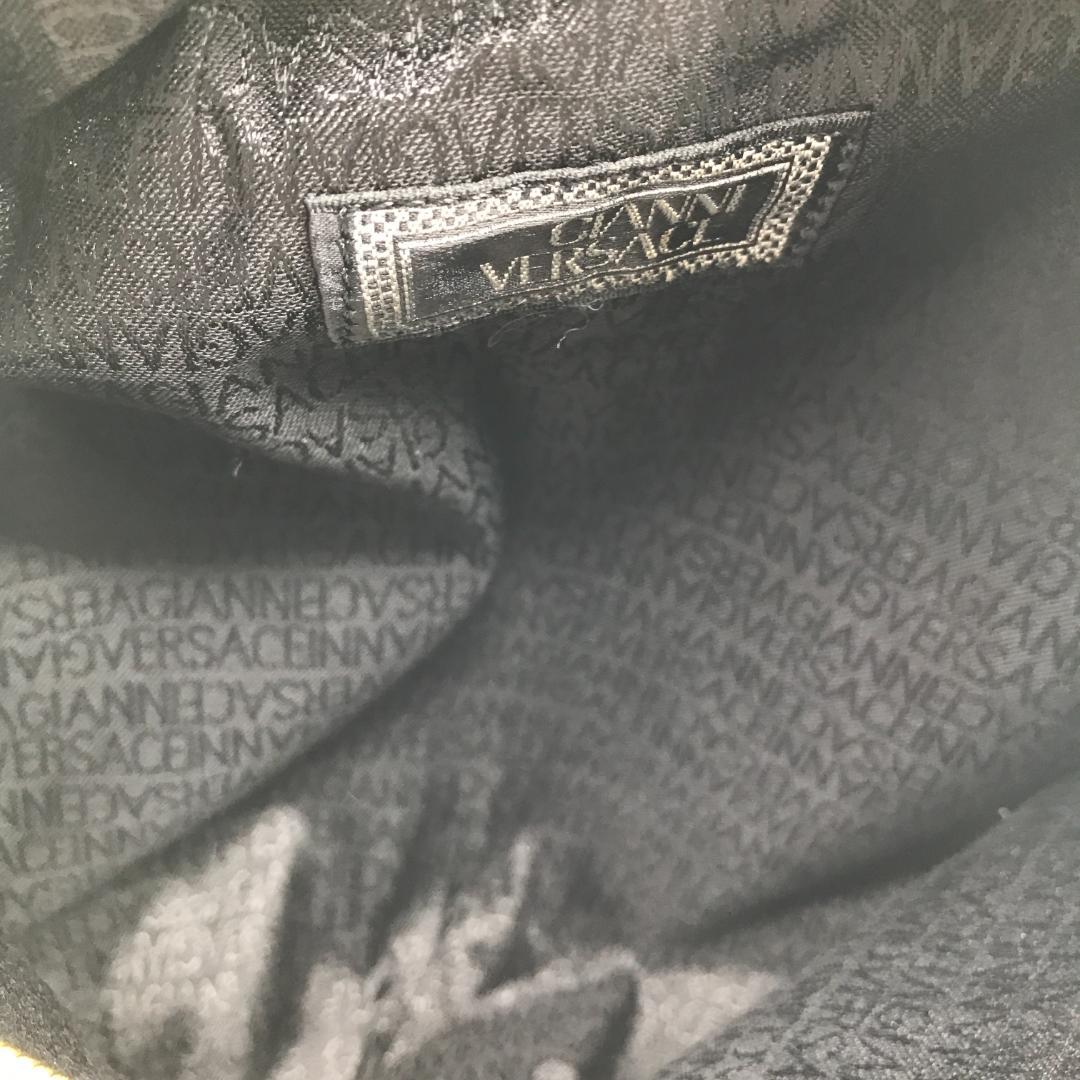 【美品】ヴェルサーチ サンバースト ショルダーバッグ ボディバッグ レザー