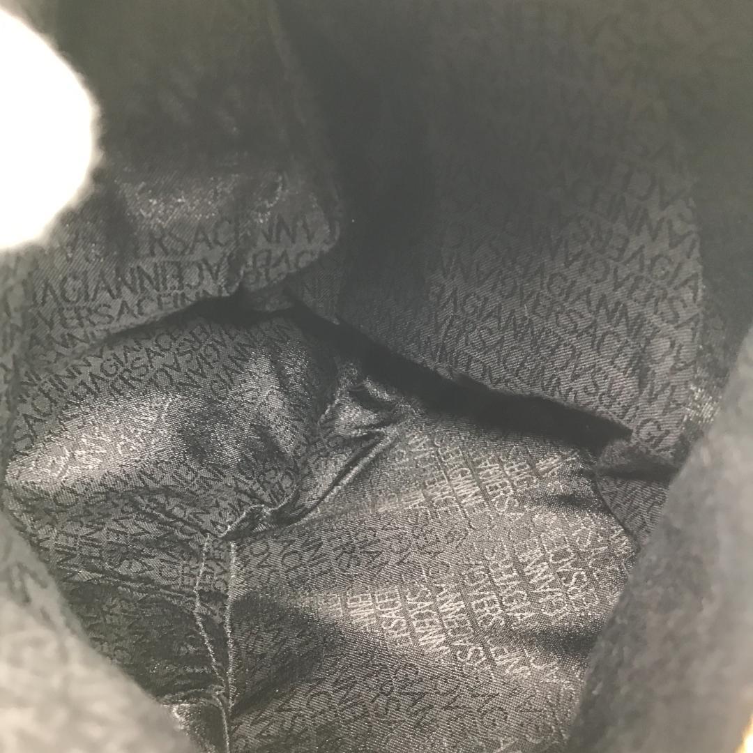 【美品】ヴェルサーチ サンバースト ショルダーバッグ ボディバッグ レザー