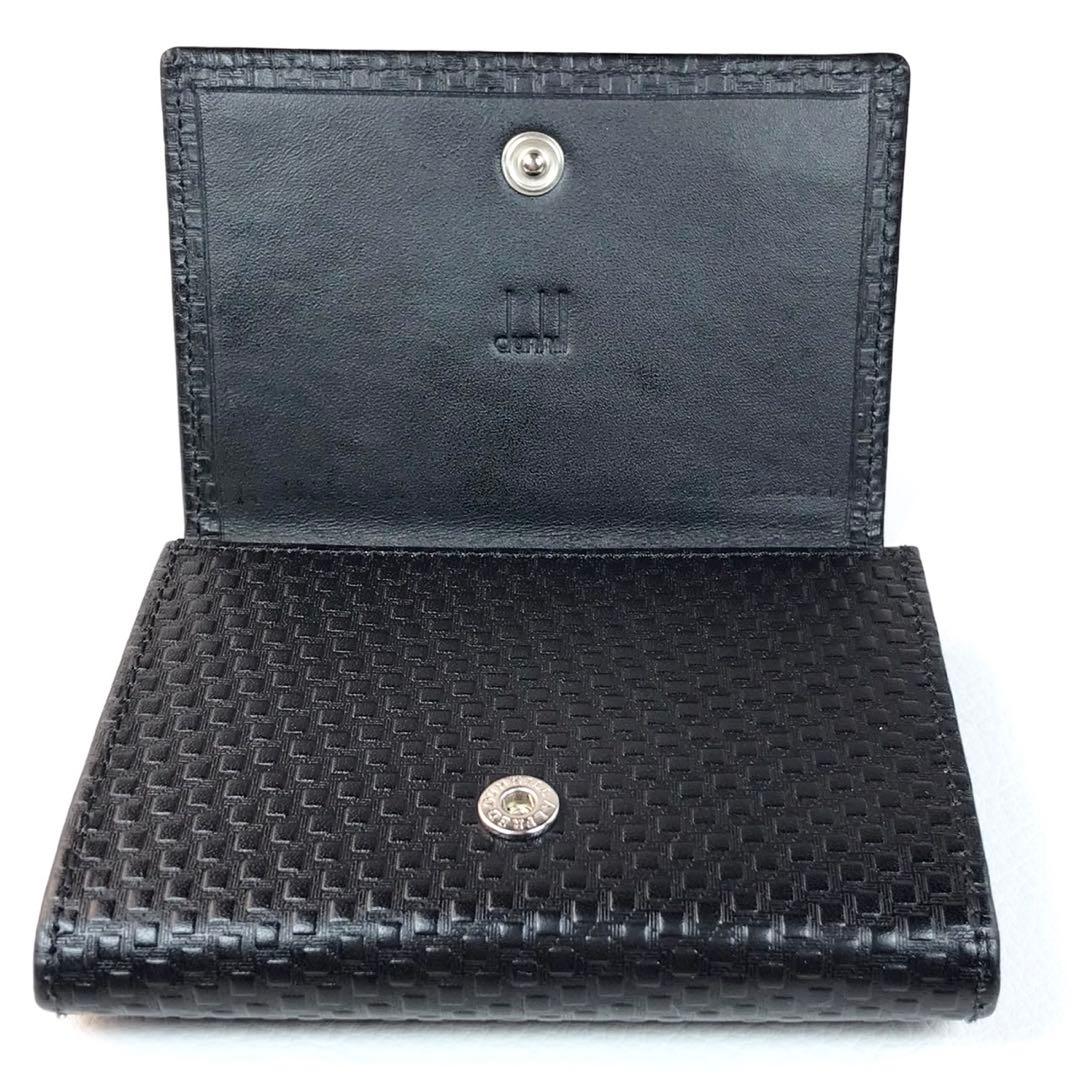未使用品　ダンヒル　dunhill ケース　名刺入れ カードケース　マチ有