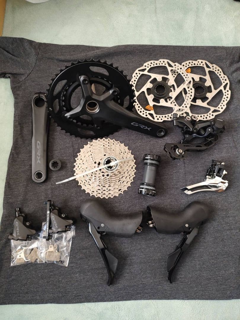 新古品 GRX400 GRX600 10S 8点ミックス コンポセット　シマノ