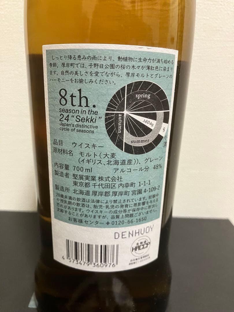 厚岸蒸溜所 ウイスキー 小満 2023 700ml