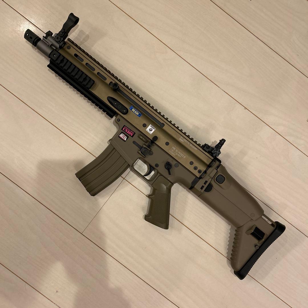 スカー　タンカラー 電動ガン マガジン付き