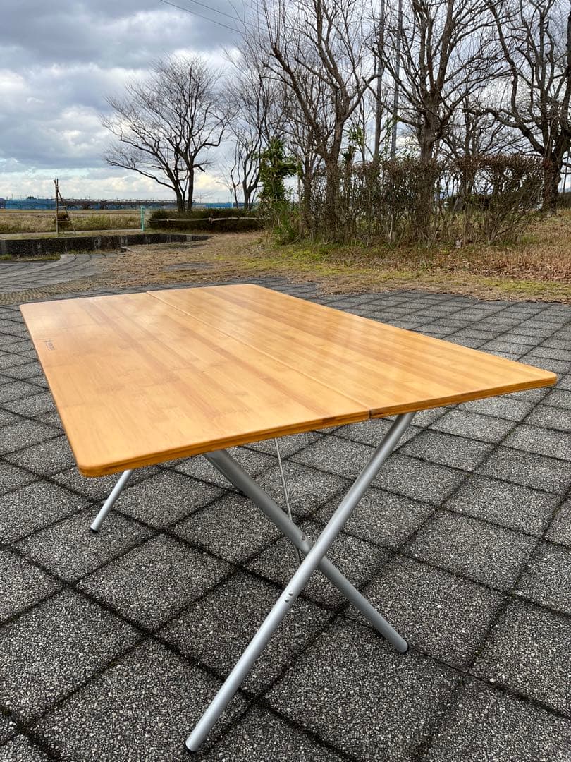  peak ワンアクションテーブルロング竹 　LV-015TR