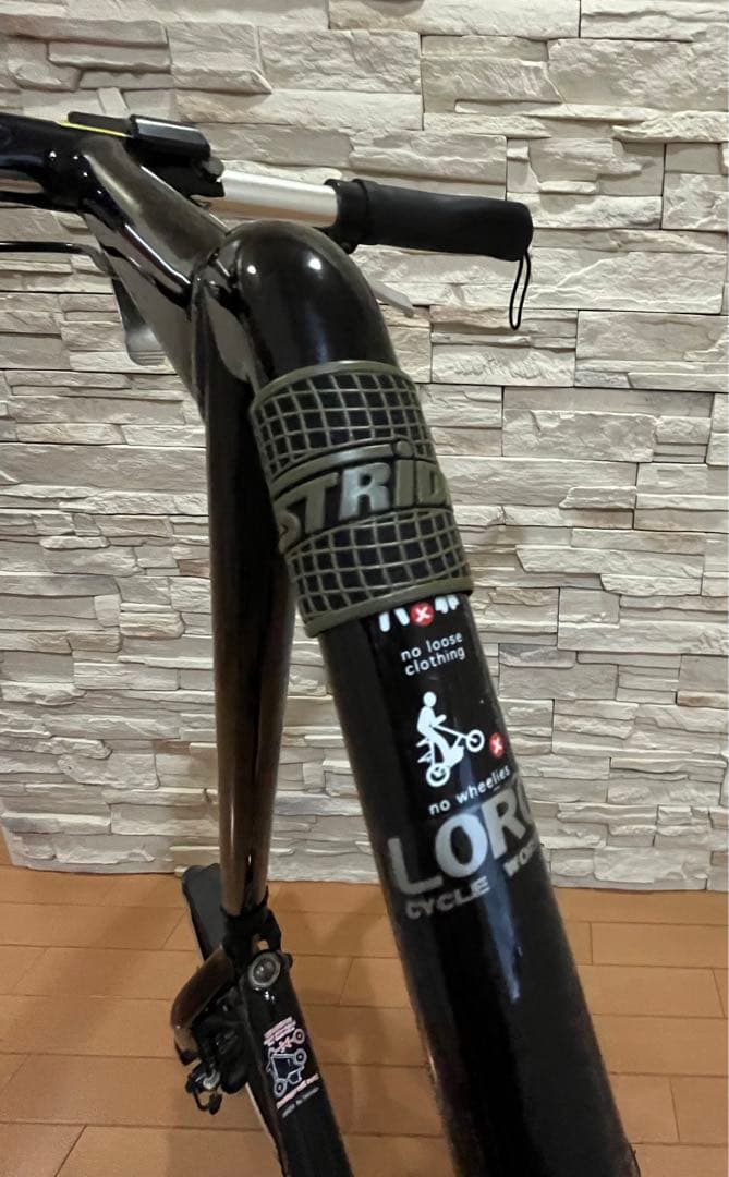 STRIDAストライダ　折りたたみ自転車　BLACK